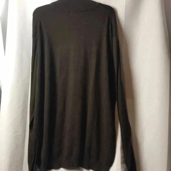 NWT ROUNDTREE & YORK MEN 2XT 3/4 ZIP SWEATER BROWN - Picture 10 of 10